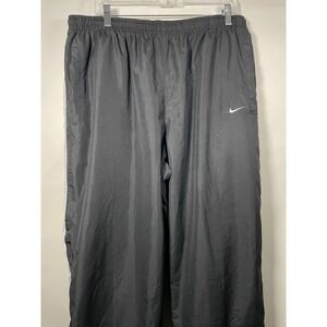 Nike Mens Black White Stripe Tearaway Track Pants Athletic‎ Warmup XXL